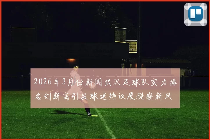 2026年3月份新闻武汉足球队实力排名创新高引发球迷热议展现崭新风貌与未来潜力